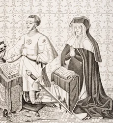 Jean Jouvenel des Ursins et sa femme, Michelle de Vitry, d
